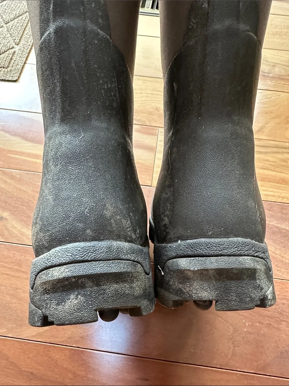 Muck Boots Tall Waterproof Wetland Neoprene Boots Dark Brown/Black Womens 8/8.5